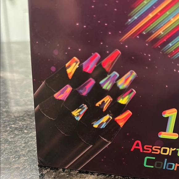 Rainbow Pencils & Neon Colored Pencils & Neon Sidewalk Chalk - Assorted Colors - Picture 5 of 9